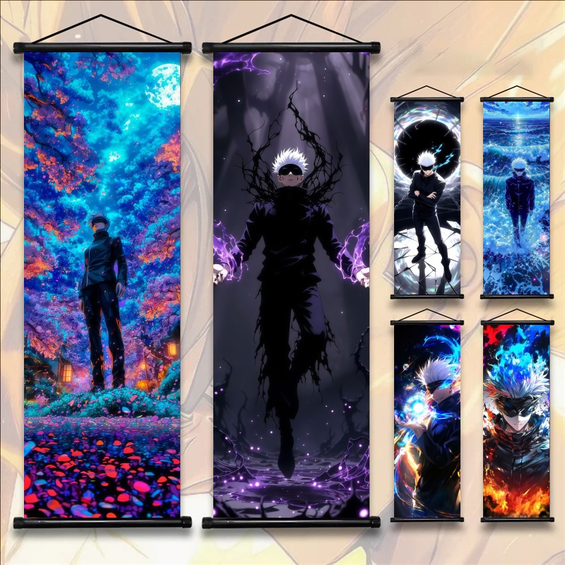 Gaming Accessories Bedroom - Jujutsu Kaisen Gojo Satoru Anime Art