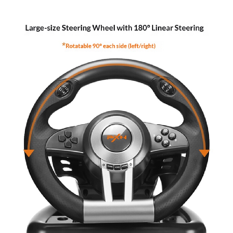 Racing Game Steering Wheel Pxn - Gaming Accessories That You Need ulasan dan harga