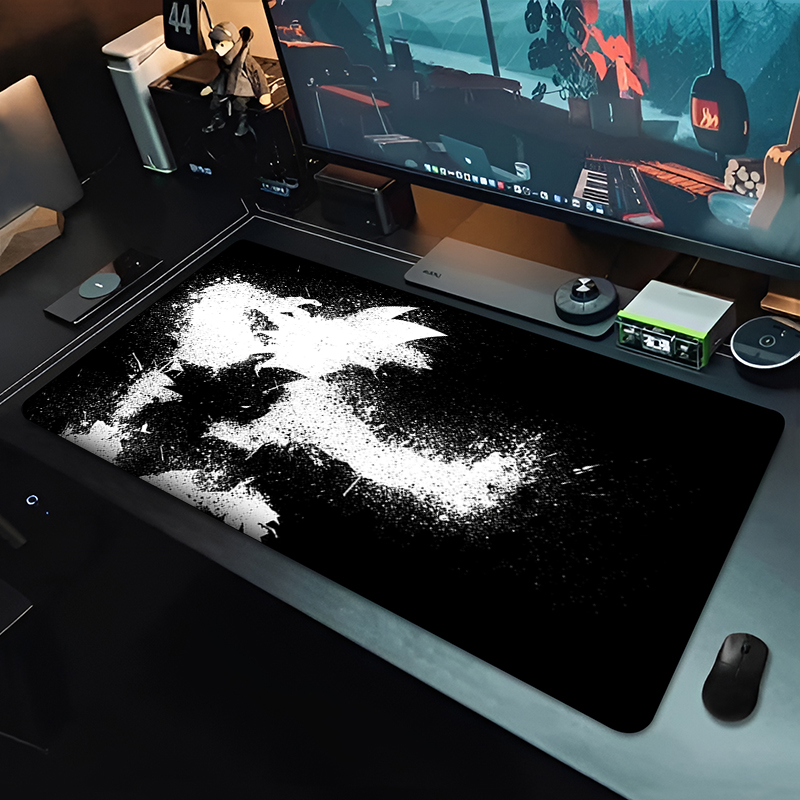 DBZ Black Anime Mouse Pad Drag - Gaming Office Accessories ulasan dan harga