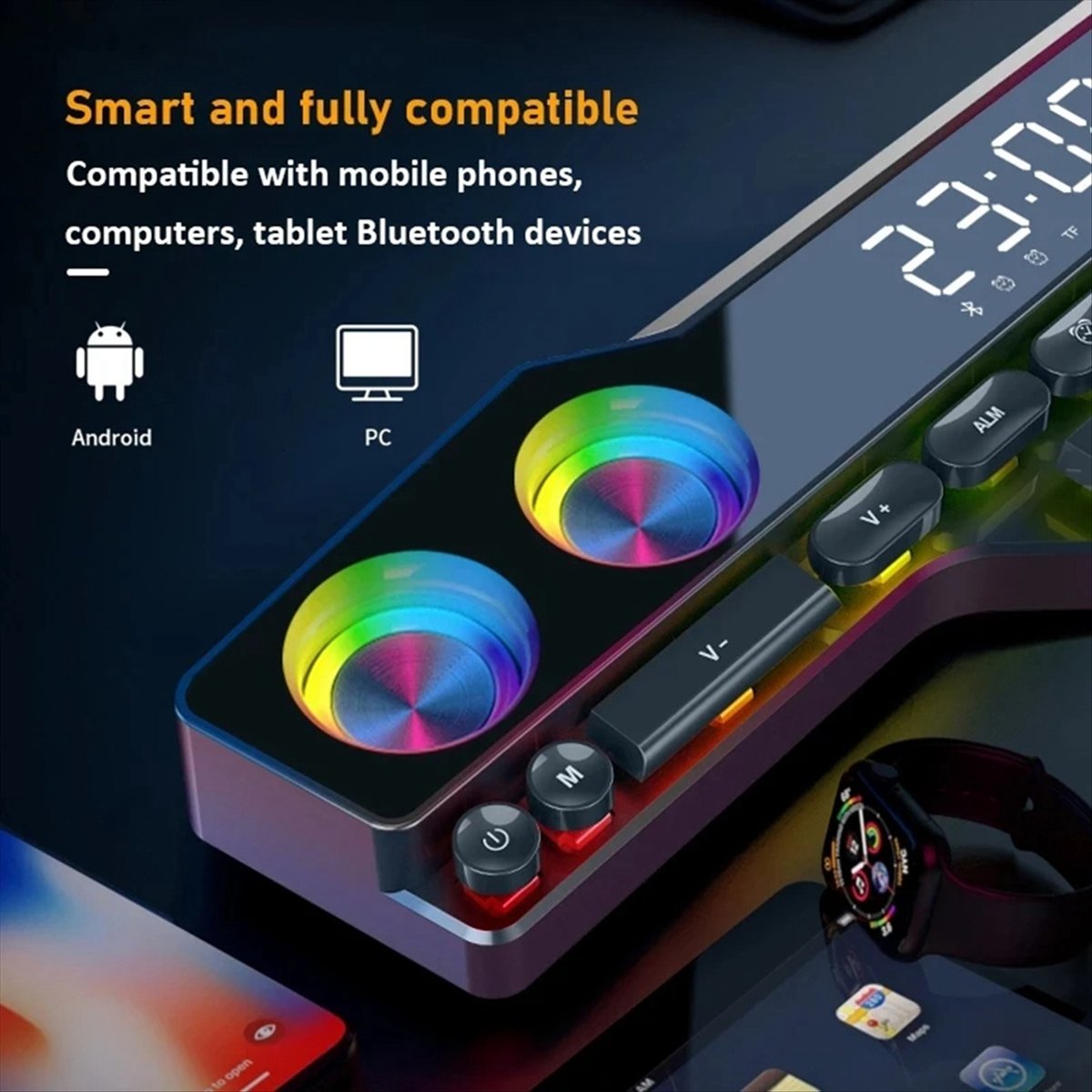 DTC5 V18 Dazzle Colour Speaker - Gaming Accessories Lights ulasan dan harga