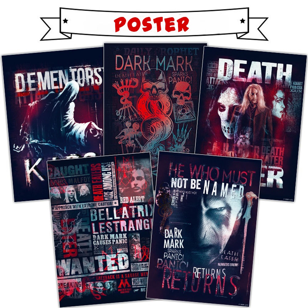 Genuine Harry Potter Posters H - Gaming Accessories Bedroom ulasan dan harga