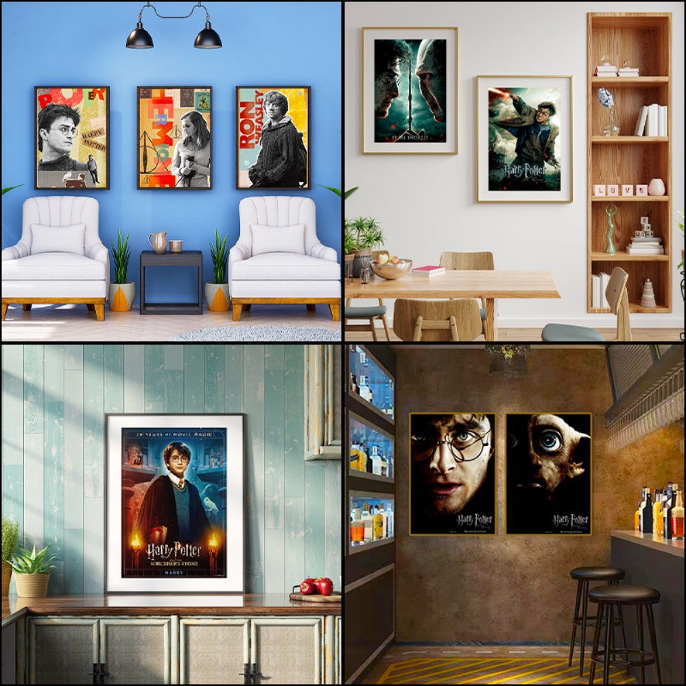 Genuine Harry Potter Posters H - Gaming Accessories Bedroom ulasan dan harga