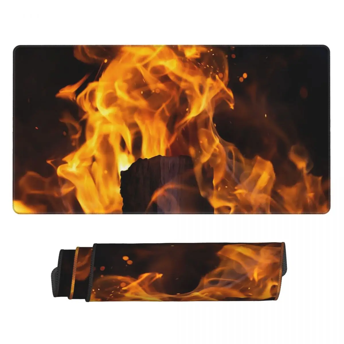 Large Mouse Pad Burning Fire W - Gaming Accessories For Free Fire ulasan dan harga