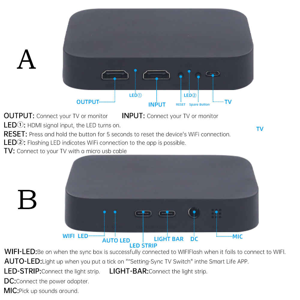 Smart AI Screen Sync Box Ambie - Gaming Accessories Lights ulasan dan harga