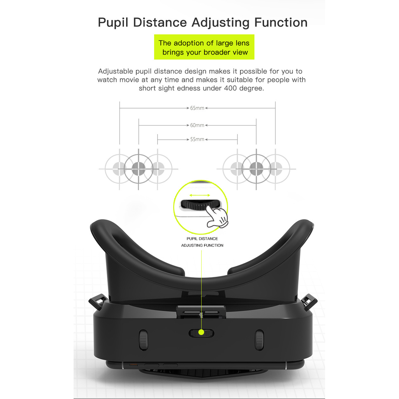 Shinecon VR Glasses 3D Headset - Gaming Accessories For 8 Year Old ulasan dan harga