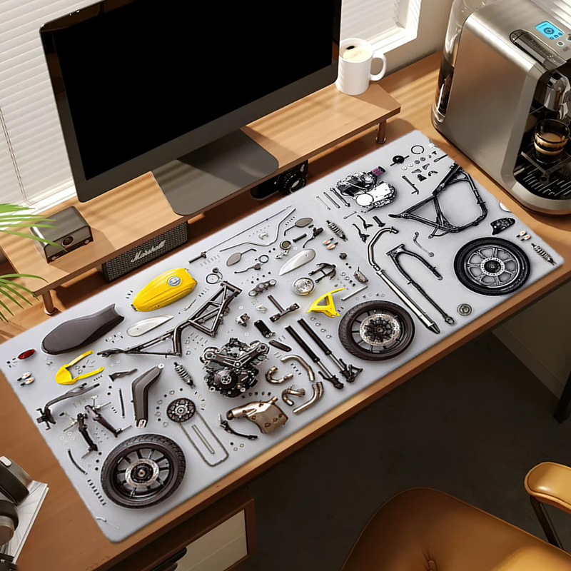Disassembly Diagram Rubber Mou - Gaming Office Accessories ulasan dan harga