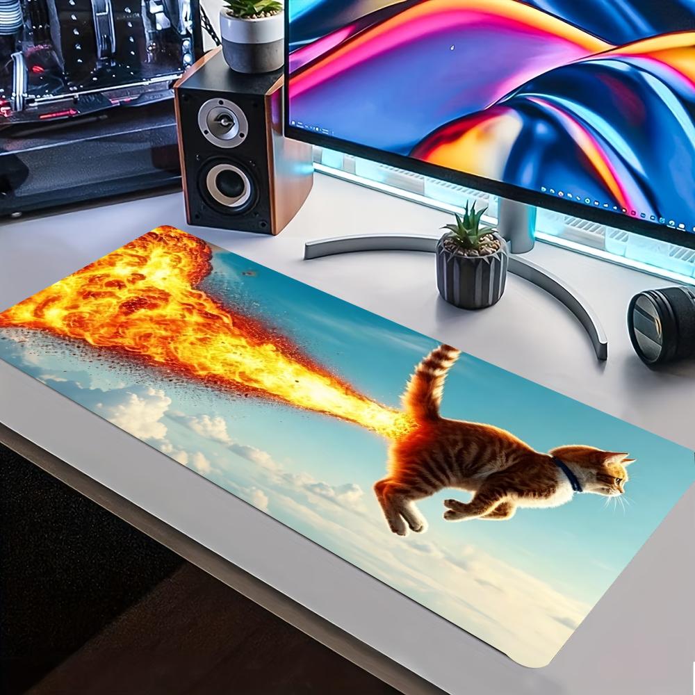 Rocket Cat Extended Gaming Mou - Gaming Accessories For Free Fire ulasan dan harga