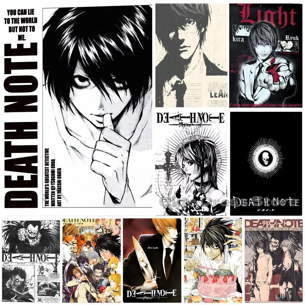 Death Note Canvas Print Unfram - Gaming Accessories Bedroom ulasan dan harga