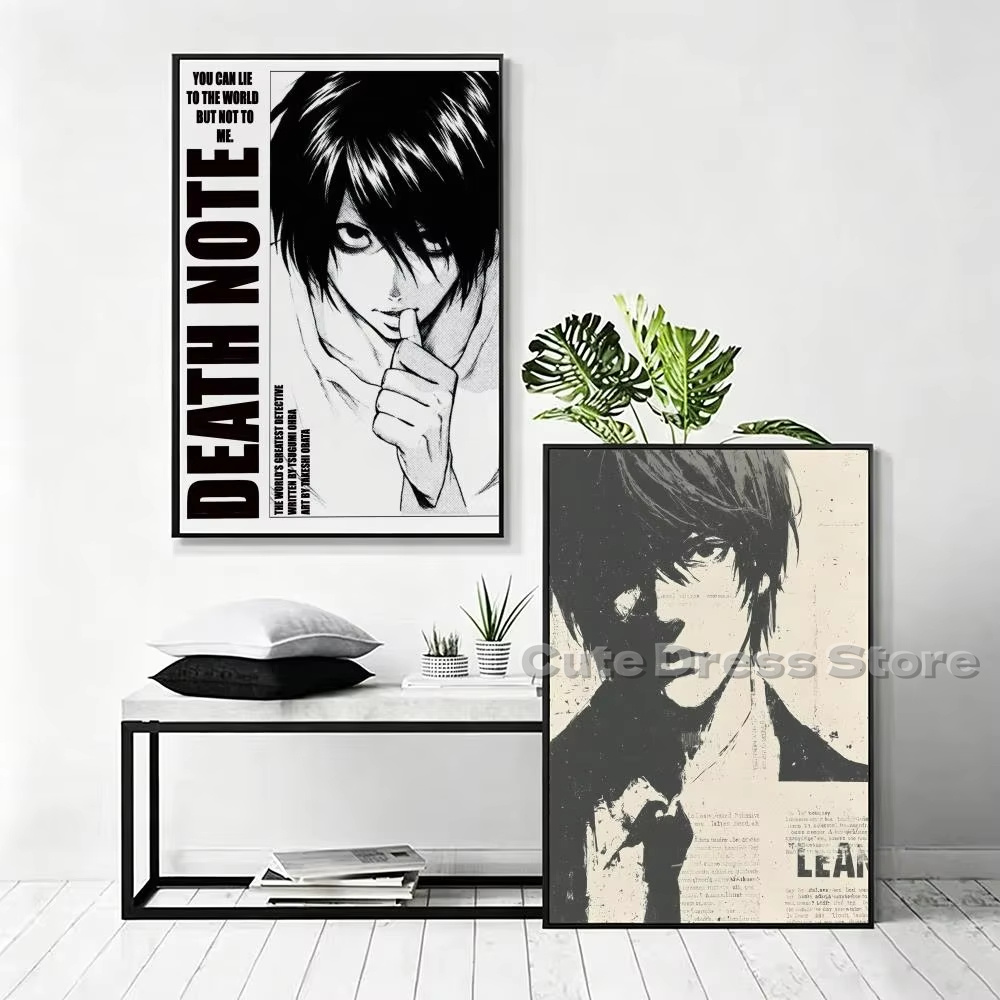 Death Note Canvas Print Unfram - Gaming Accessories Bedroom ulasan dan harga