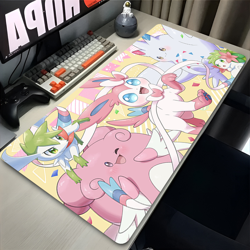 Large Pink Cute Mousepad XXL G - Gaming Office Accessories ulasan dan harga